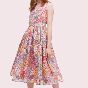 Kate Spade Floral Dots Burnout Dress